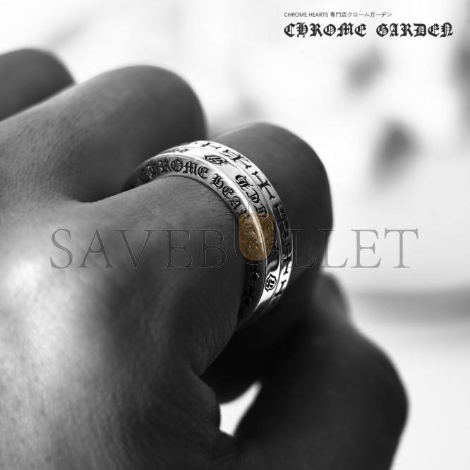 CHROME HEARTS 3MM THE ROLLING STONES B*TCH SPACER RING