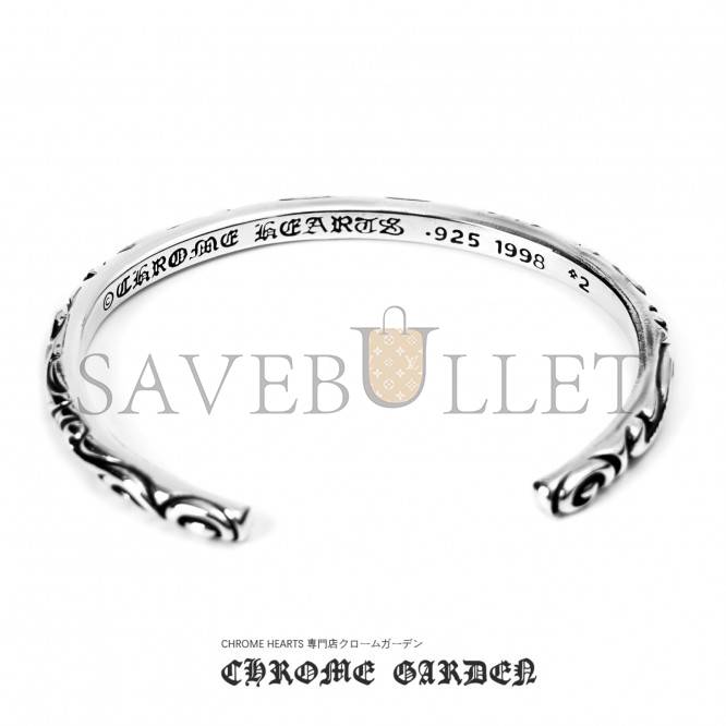 CHROME HEARTS SCROLL BAND CUFF