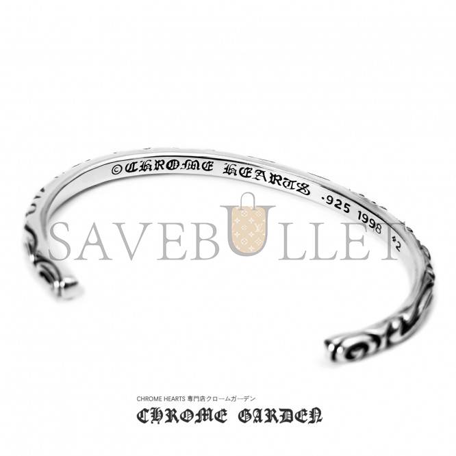 CHROME HEARTS SCROLL BAND CUFF