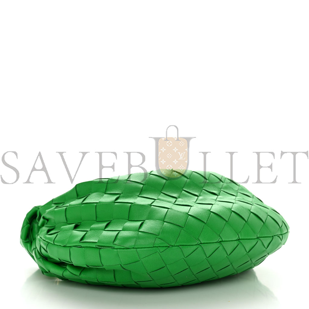 BOTTEGA VENETA NAPPA INTRECCIATO MINI JODIE PARAKEET  (25*11*6cm)