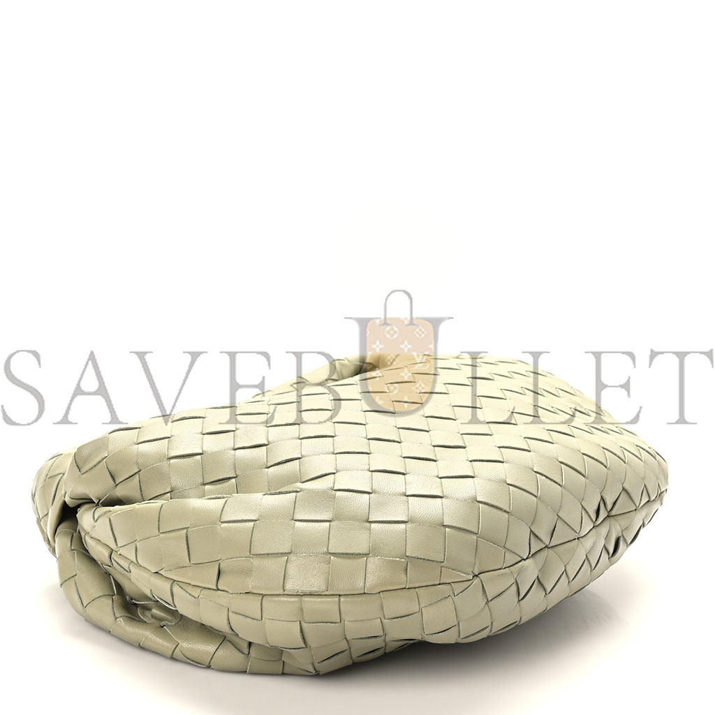 BOTTEGA VENETA NAPPA INTRECCIATO TEEN JODIE HOBO TRAVERTINE  (37*21*8cm)