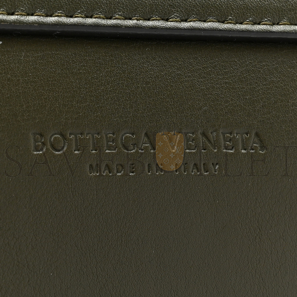 BOTTEGA VENETA LAMBSKIN MAXI INTRECCIATO MESSENGER BAG  (23*15*6cm)