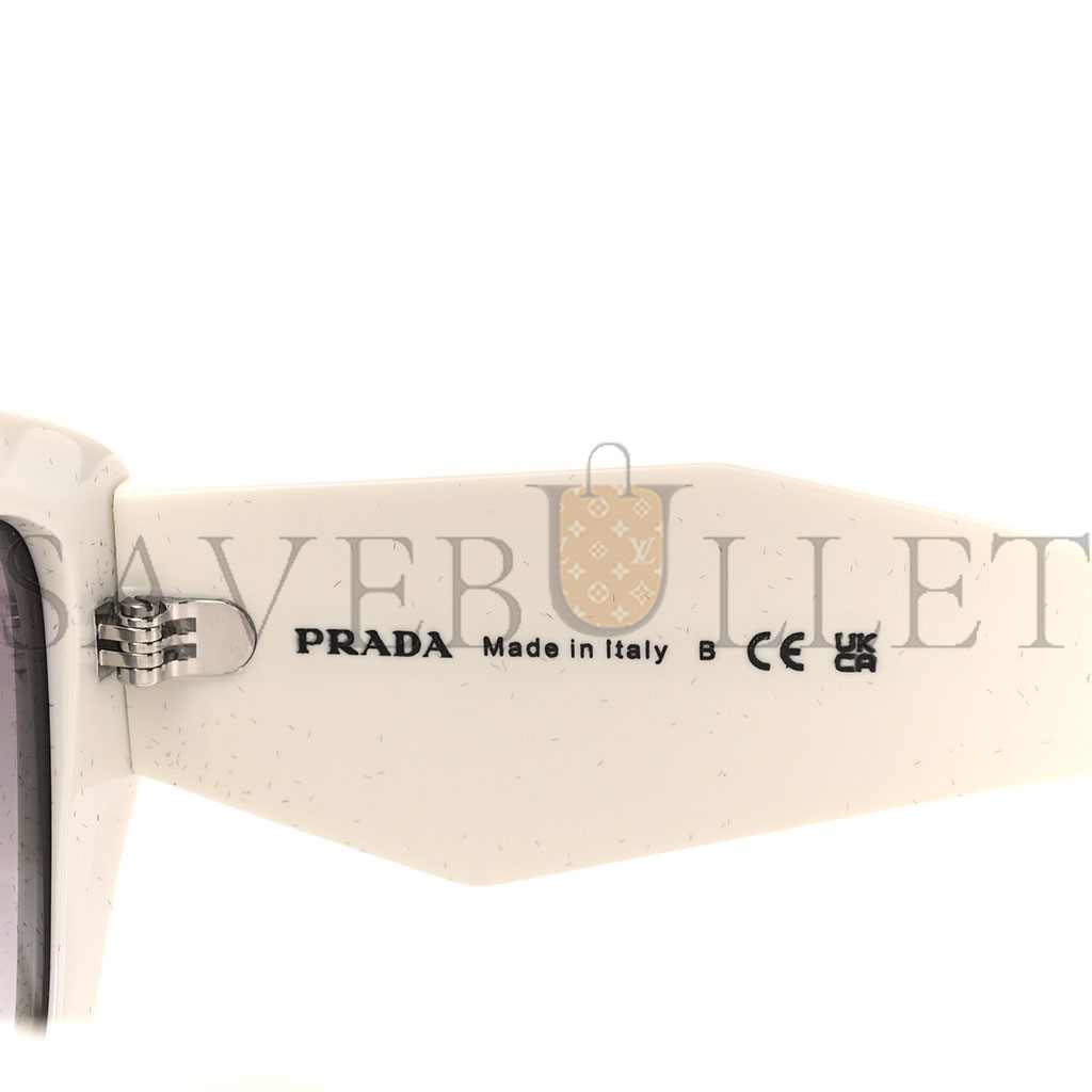 PRADA ACETATE SYMBOLE SUNGLASSES SPR 07Y WHITE 