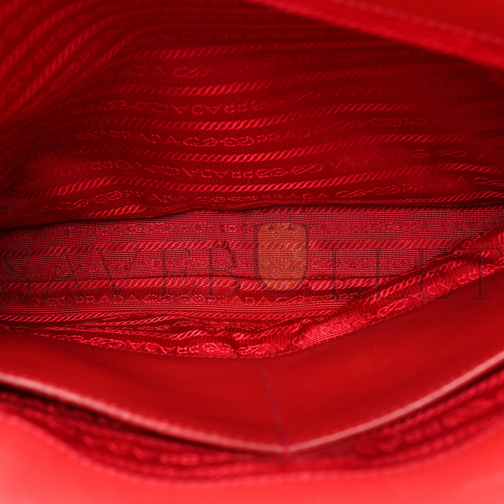 PRADA SAFFIANO LUX PARABOLE TOTE FUOCO (34*26*15cm)