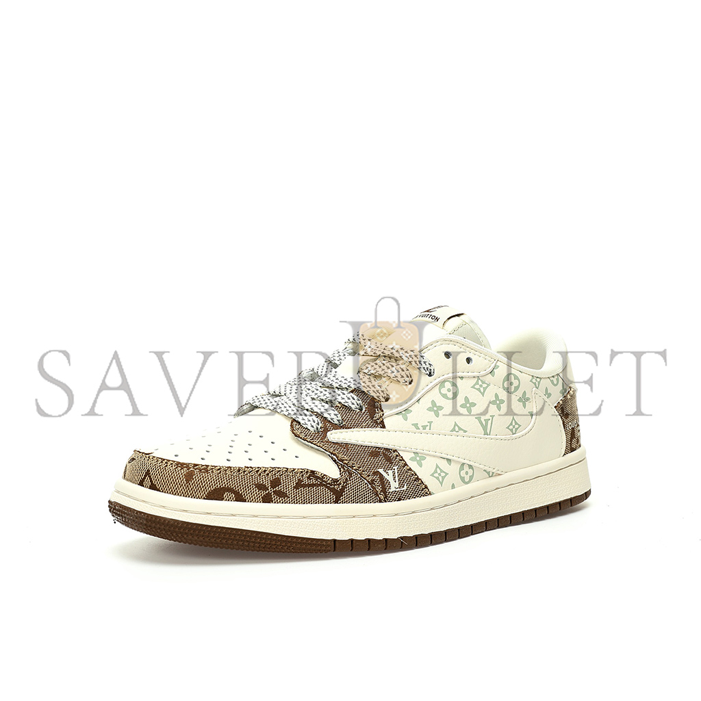 AIR JORDAN 1 LOW OG SP BEIGE BROWN LV MONOGRAM SJ2068-102