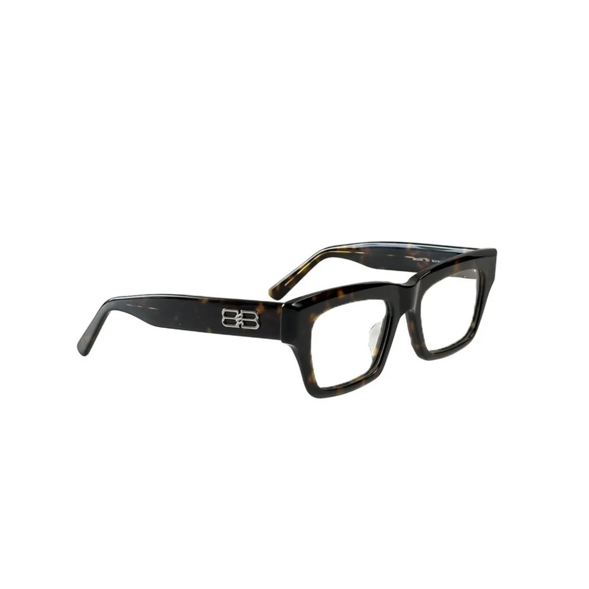 BALENCIAGA RECTANGLE FORM WITH LOGO GLASSES FRAME 