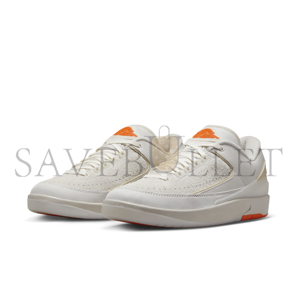 AIR JORDAN 2 RETRO LOW SP WHITE LIGHT BONE MANDARIN DV7128-110