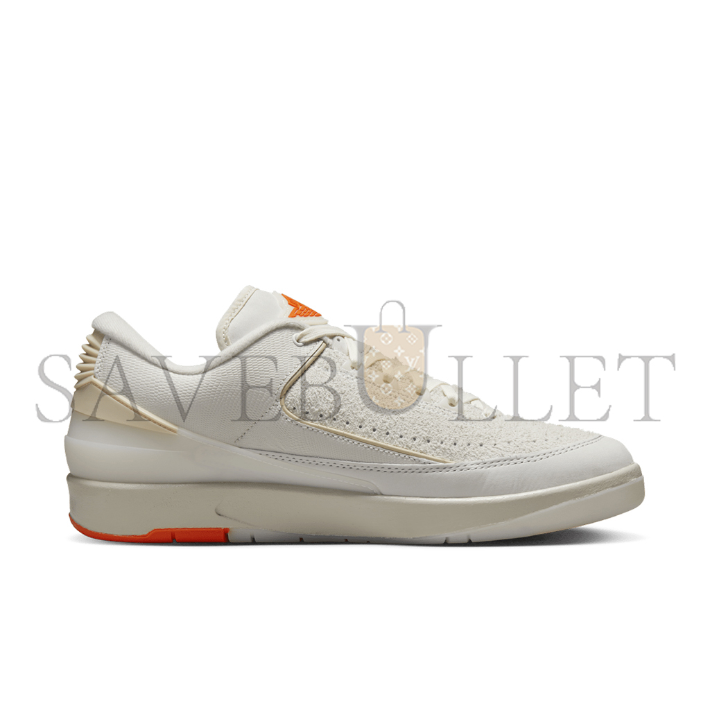 AIR JORDAN 2 RETRO LOW SP WHITE LIGHT BONE MANDARIN DV7128-110