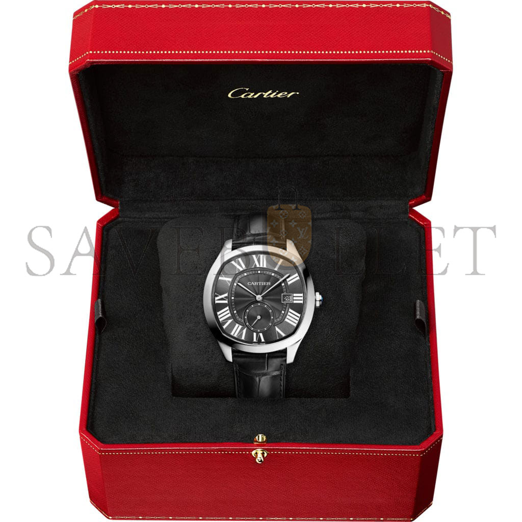 CARTIER DRIVE DE CARTIER BLACK DIAL STEEL MENS WATCH WSNM0009