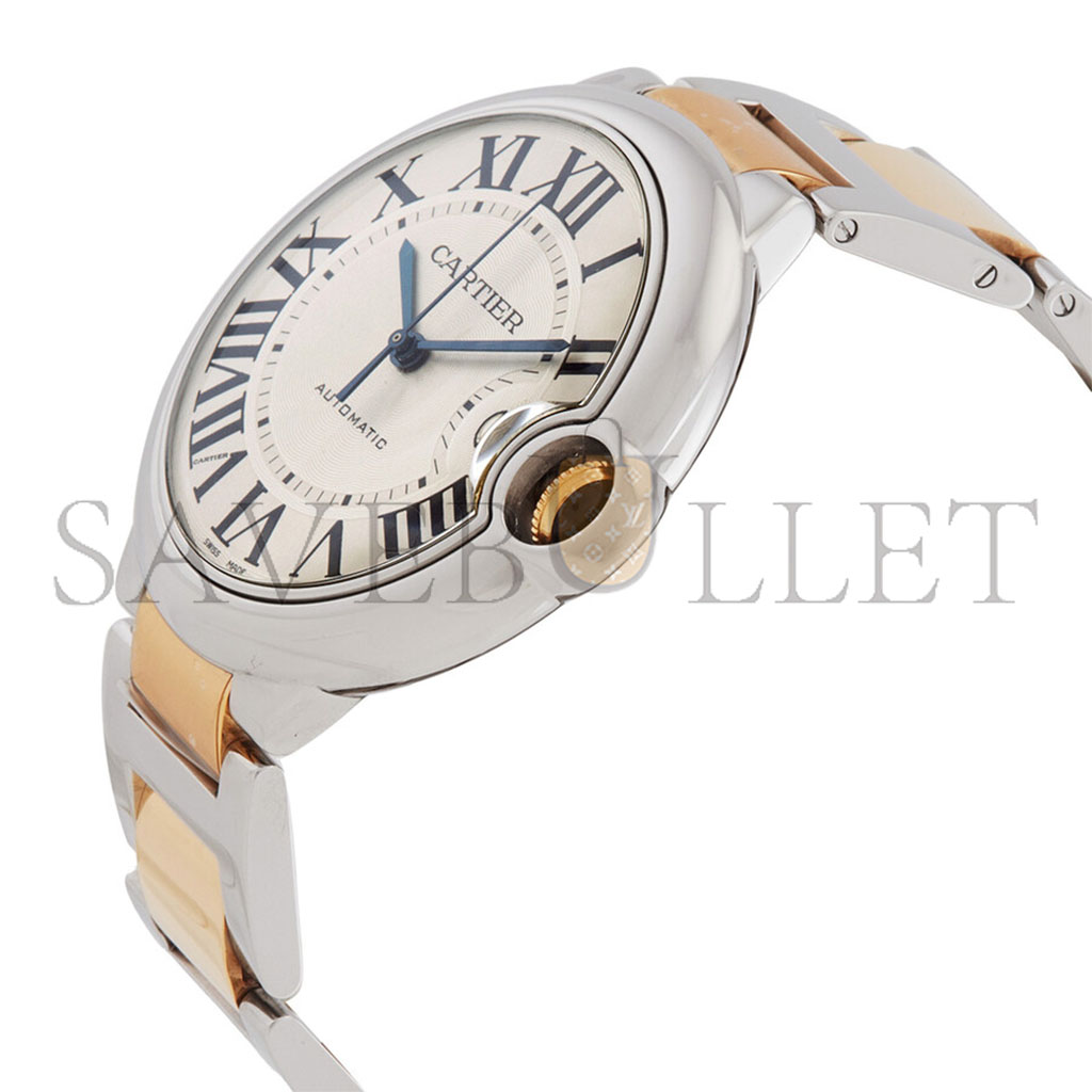 CARTIER BALLON BLEU DE CARTIER AUTOMATIC SILVER DIAL MEN'S WATCH W2BB0031