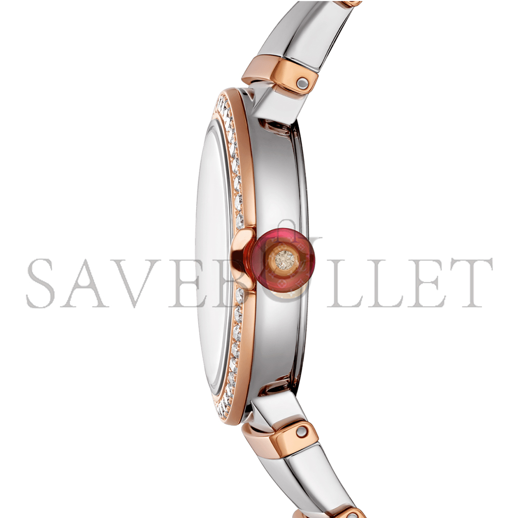 BVLGARI LVCEA LADIES 18 CARAT ROSE GOLD WATCH 102475