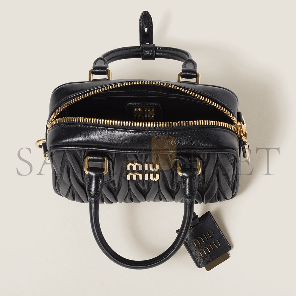 MIU MIU ARCADIE MATELASSÉ NAPPA LEATHER BAG 5BB123 (19*13*6cm)