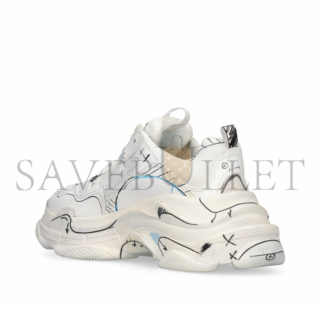 BALENCIAGA TRIPLE S LOGOTYPE SNEAKERS 536737W3SRB9014