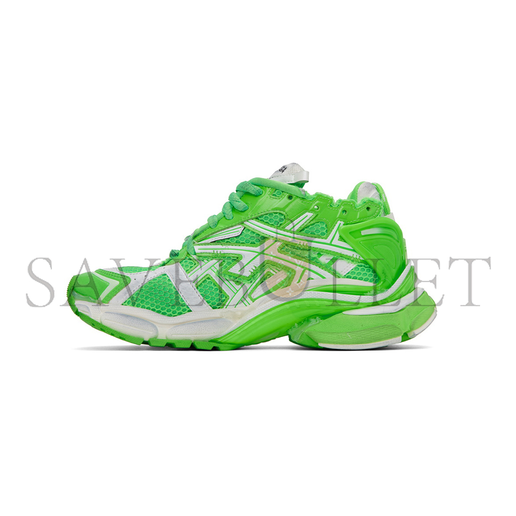 BALENCIAGA GREEN RUNNER SNEAKERS 677402W3RBM3590