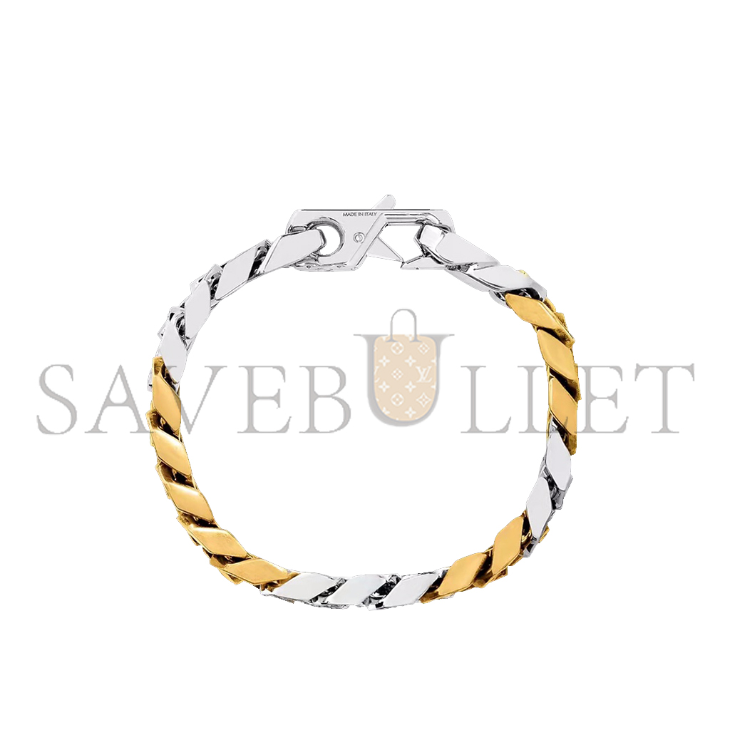 LOUIS VUITTON CHAIN LINKS PATCHES BRACELET M69465