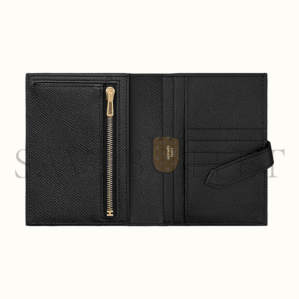 HERMES BEARN COMPACT WALLET H039790CD89 (12*9.5*0.4cm)