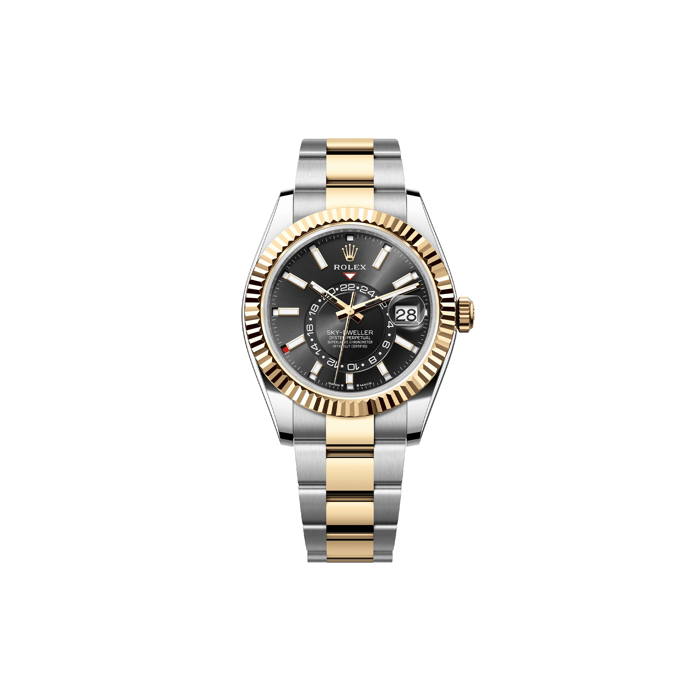 ROLEX SKY-DWELLER OYSTER, 42 MM, OYSTERSTEEL AND YELLOW GOLD WATCH 336933