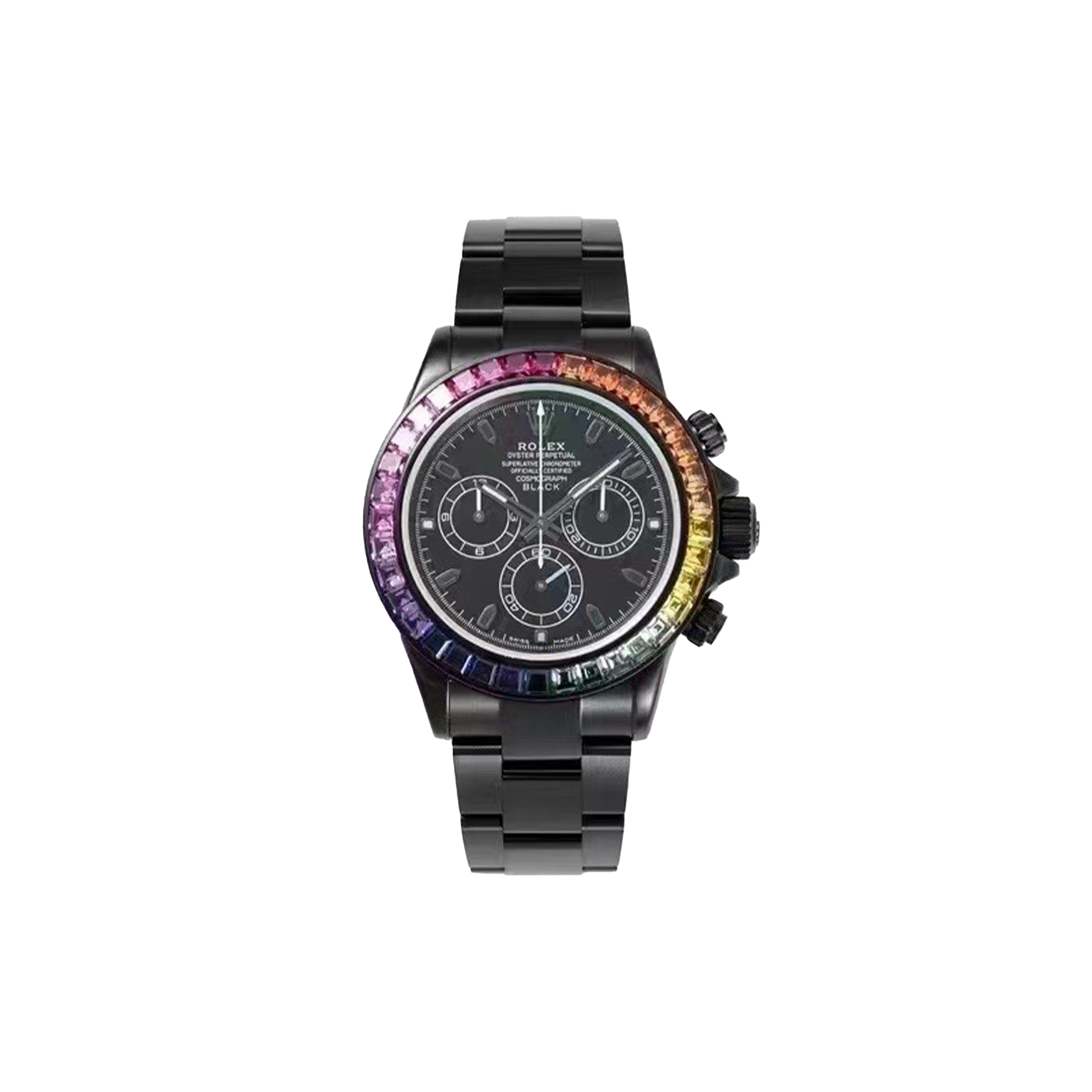 ROLEX DAYTONA BLACK DIAL WATCH N4130