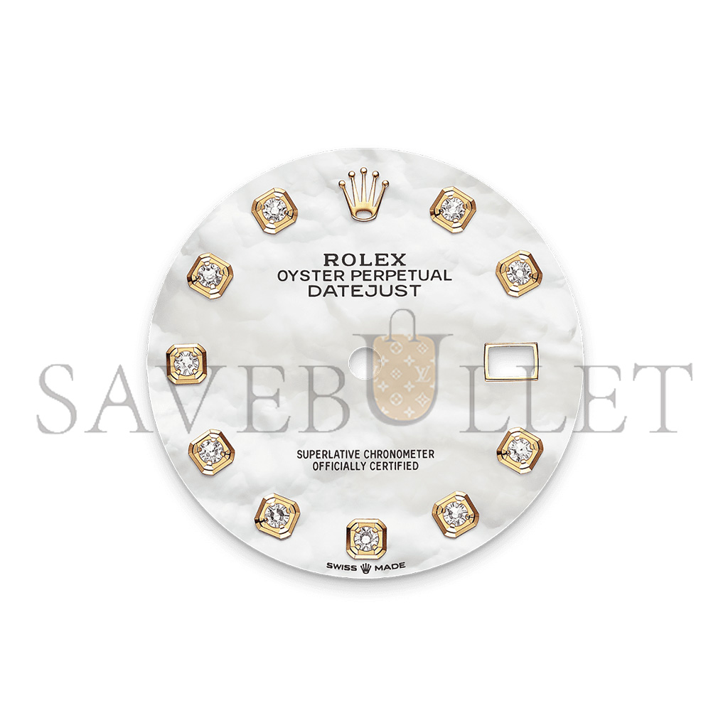 ROLEX DATEJUST 36 OYSTER, 36 MM, OYSTERSTEEL, YELLOW GOLD AND DIAMONDS WATCH 126283RBR-0009