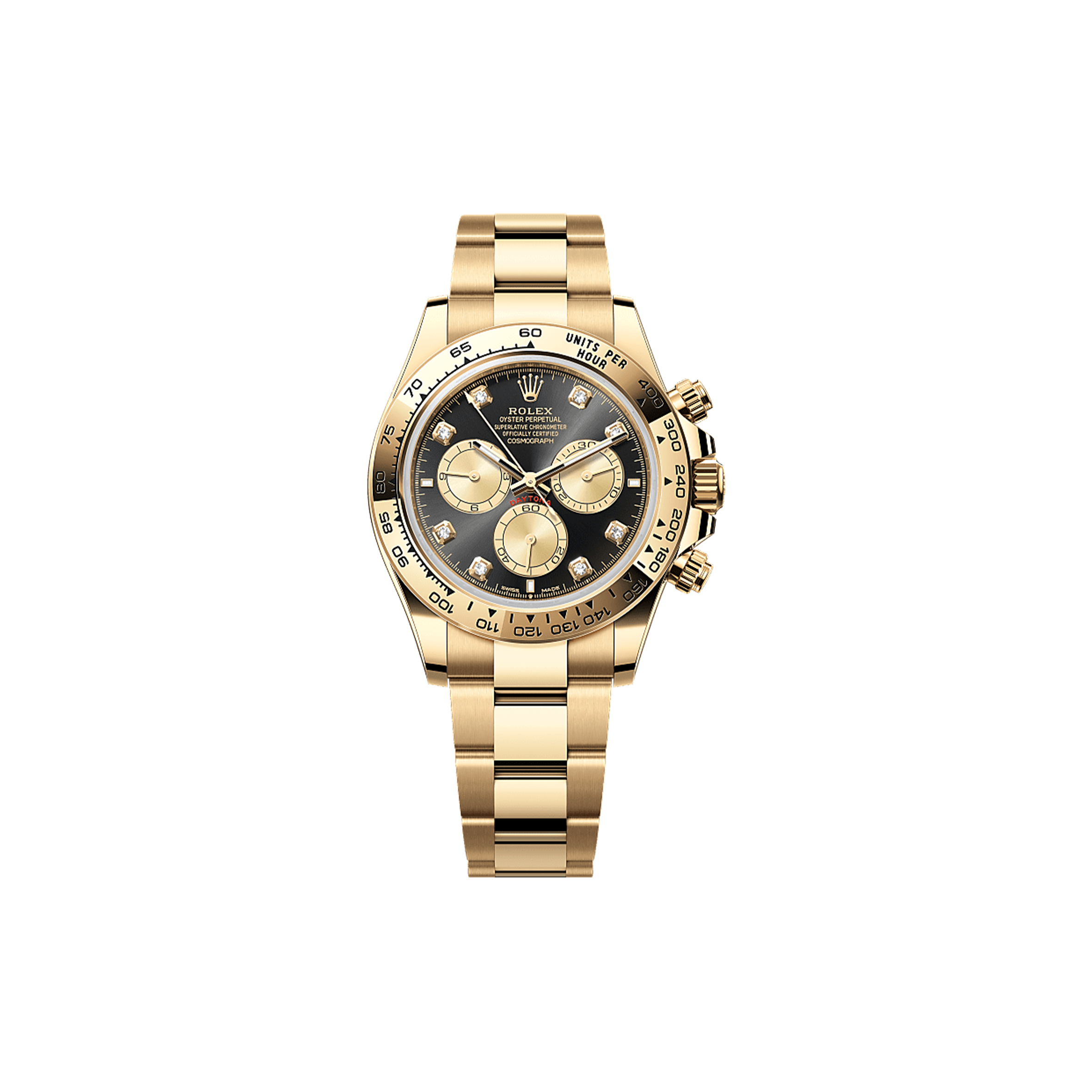 ROLEX COSMOGRAPH DAYTONA OYSTER, 40 MM, YELLOW GOLD WATCH 126508-0003