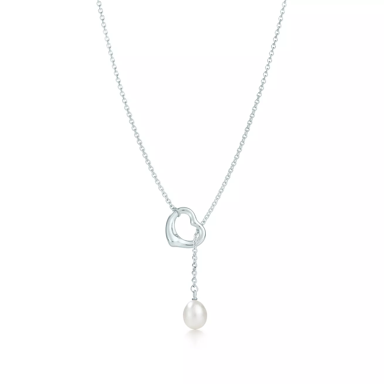 TIFFANY ELSA PERETTI® OPEN HEART LARIAT NECKLACE 60134530