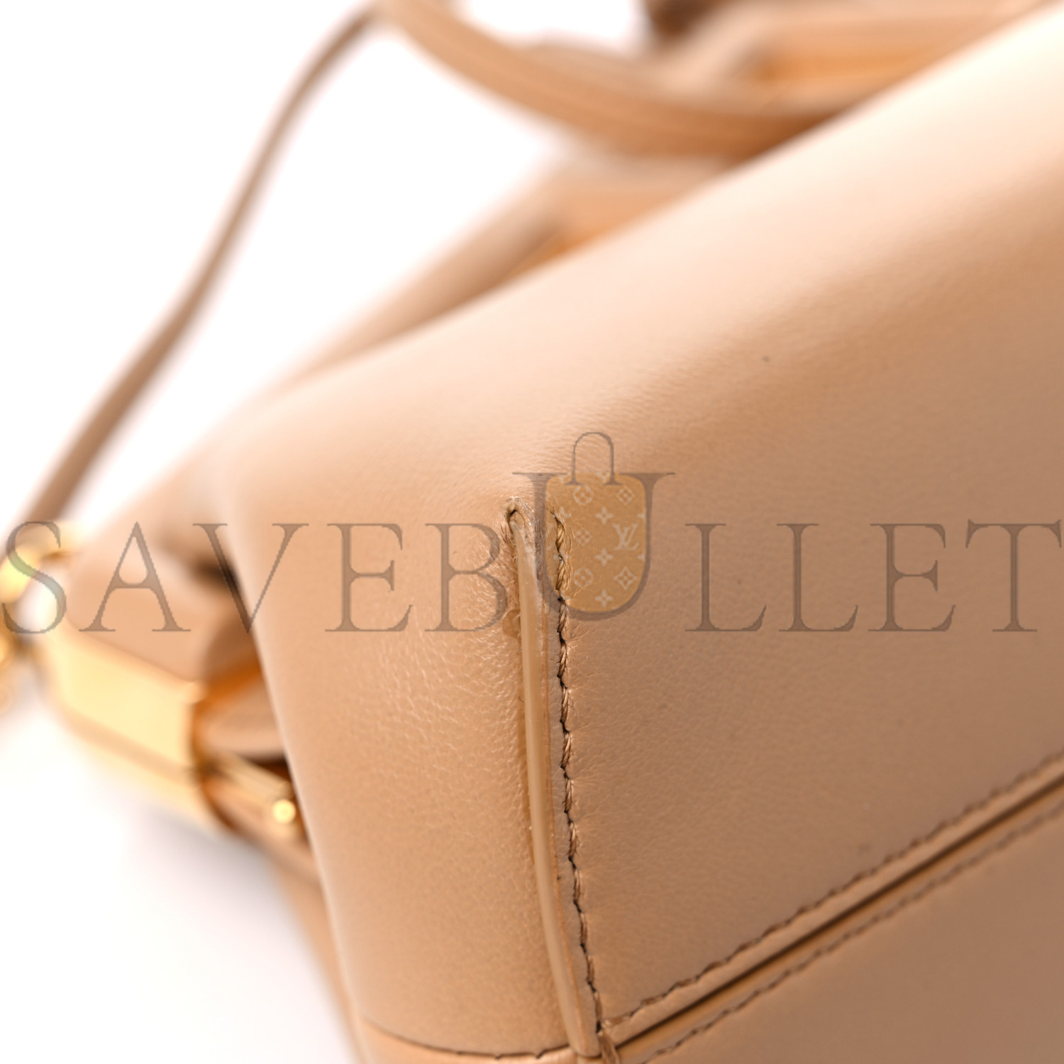 FENDI SHINY NAPPA SMALL FENDI FIRST SAND (24*18*9cm)