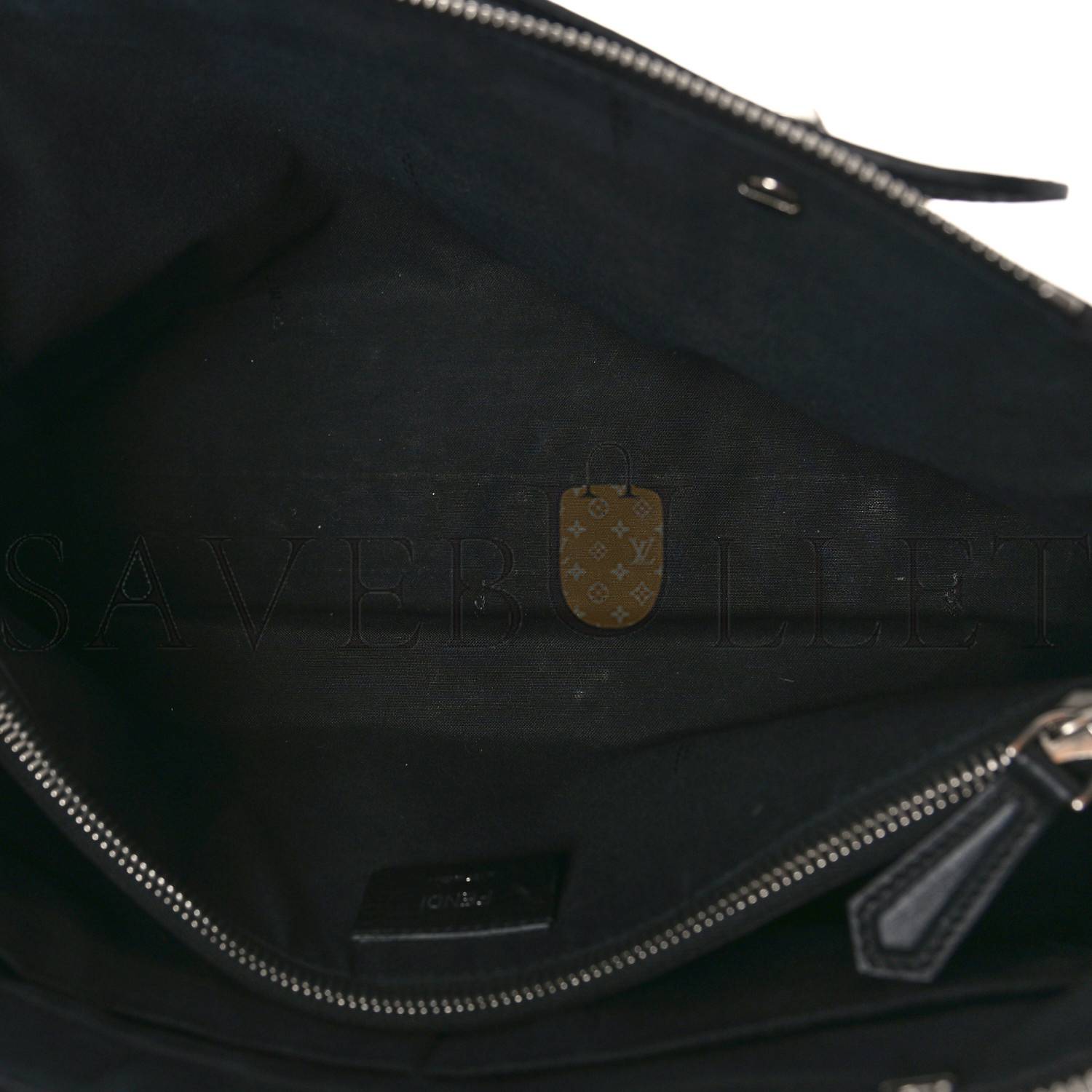 FENDI VITELLO DOLCE MEDIUM BY THE WAY BOSTON BAG BLACK (28*18*13cm)