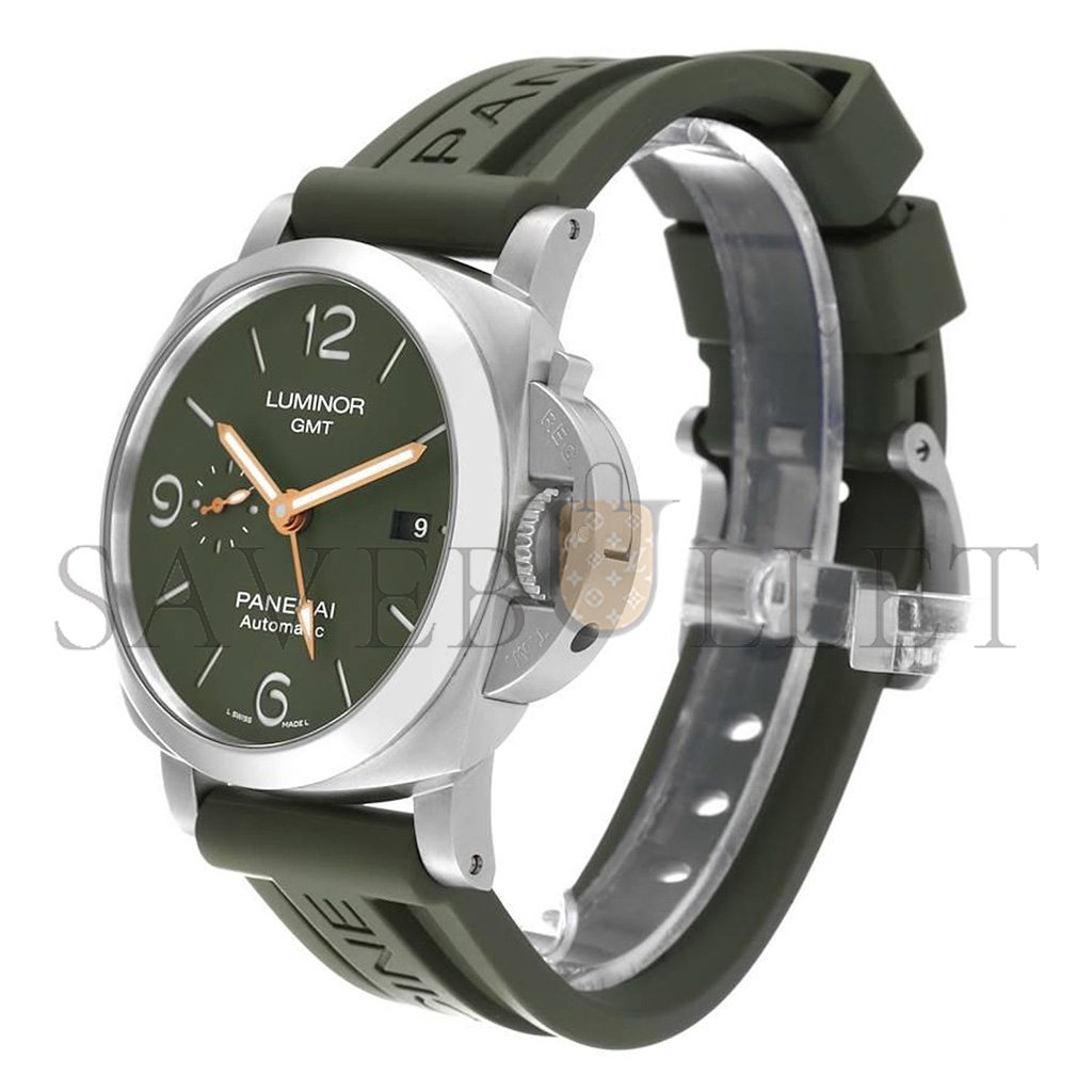 PANERAI LUMINOR 1950 GMT GREEN DIAL MS DHONI EDITION WATCH PAM01056