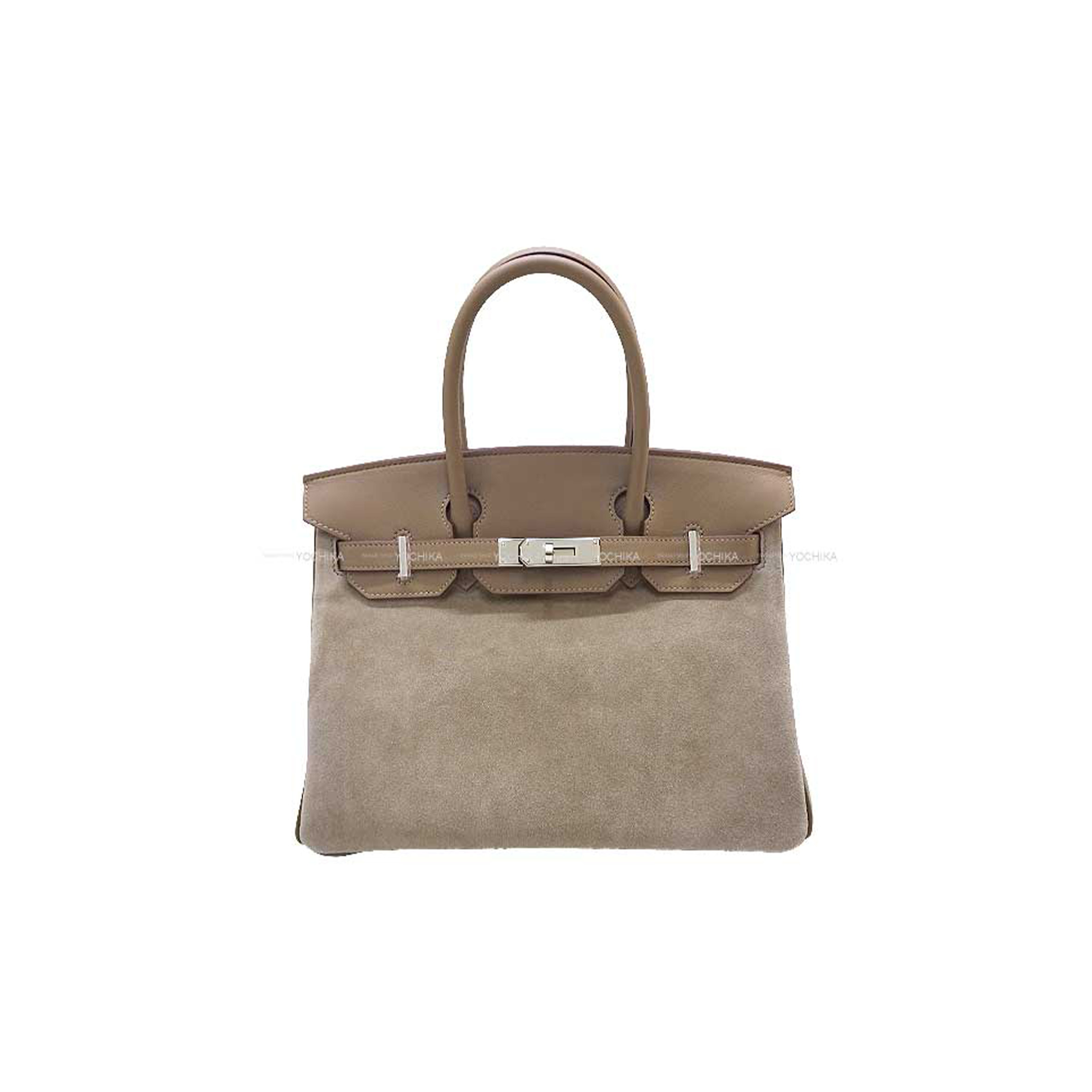 HERMES MASTER BIRKIN 30 18 ELEPHANT GREY ETOUPE TOGO CALFSKIN GOLD BUCKLE 0540240685 (30*23*15cm)