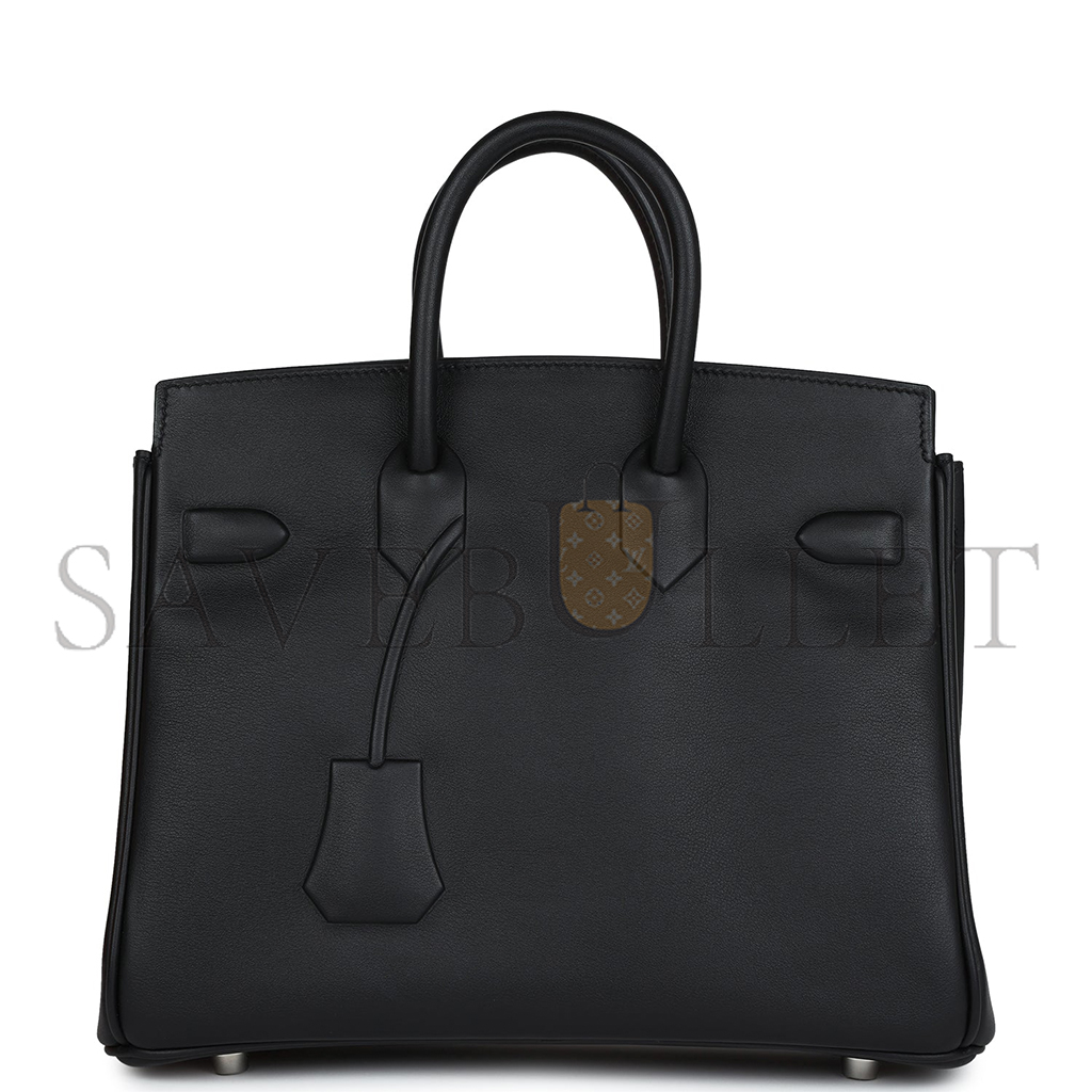 HERMES MASTER BIRKIN 25 SHADOW BLACK BAG 276375 (25*20*13cm)