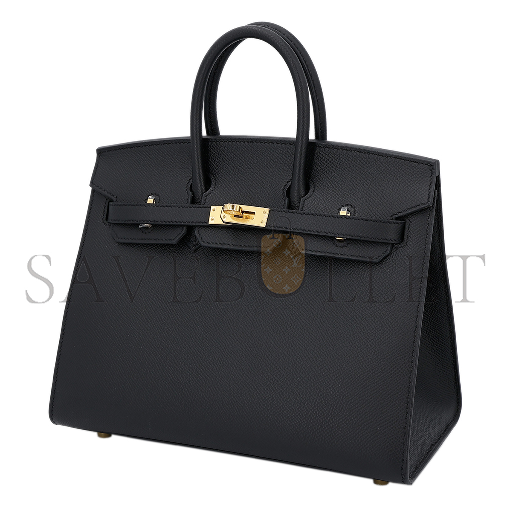 HERMES MASTER BIRKIN 40 89 NOIR BLACK EPSOM LEATHER GOLD BUCKLE BAG 454077 (40*30*21cm)