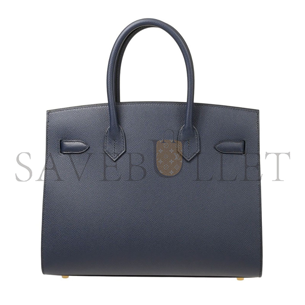 HERMES BIRKIN 30 TOGO LEATHER BLUE GOLD BUCKLE BAG BK3076EPGPO (30*20*13cm)