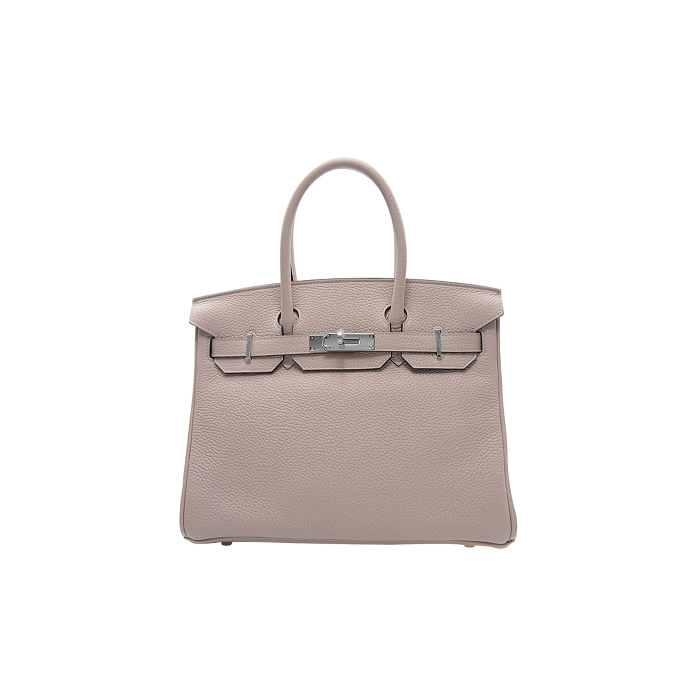 HERMES MASTER BIRKIN 30 TOGO LEATHER WISTERIA SILVER BUCKLE BAG H028369CK4W (30*23*15cm)