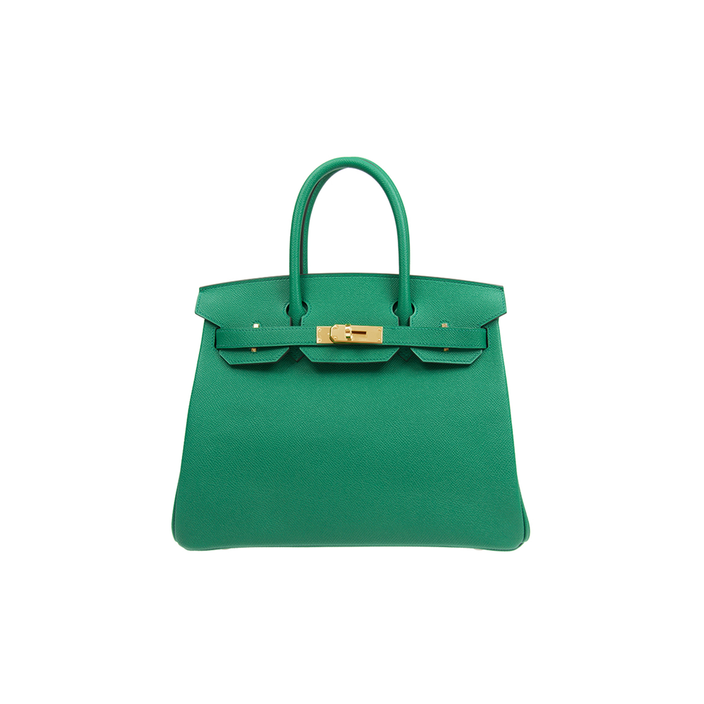 HERMES MASTER BIRKIN 30 TOGO LEATHER PEACOCK GREEN GOLD BUCKLE BAG BK30U4EPSS (30*23*15cm)