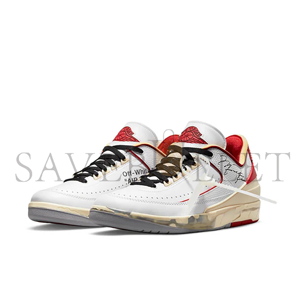 NIKE JORDAN 2 RETRO LOW SP OFF-WHITE WHITE RED DJ4375-106