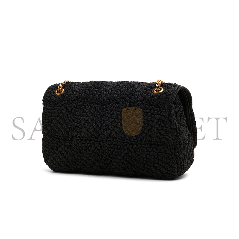 YSL JAMIE MEDIUM IN RAFFIA 515821GAAAT1000 (25*15*7.5cm)