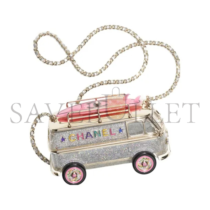 CHANEL MINI VAN MINAUDIERE SHOULDER BAG AS4590 (16*9*9cm)