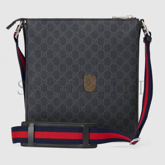 GUCCI GG BLACK MESSENGER 474137   (28.5*27*5cm)