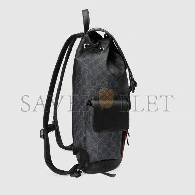 GUCCI GG BLACK BACKPACK 495563 (42*34*16cm)