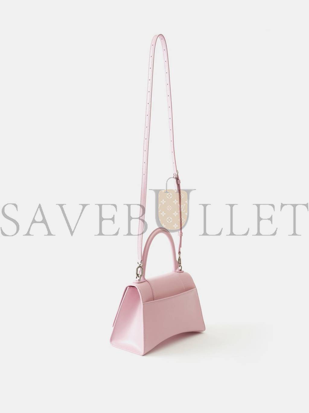 BALENCIAGA PINK HOURGLASS S LEATHER BAG MATCHESFASHION US (22.5*15*10cm)