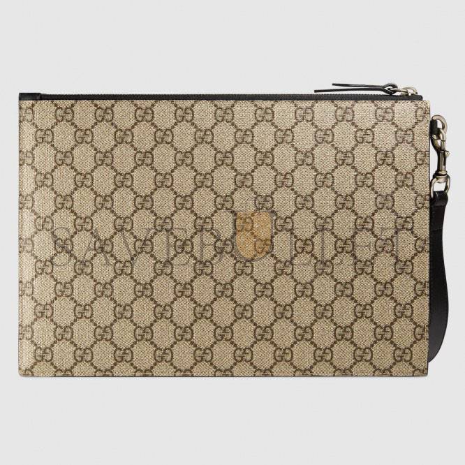 GUCCI BESTIARY POUCH WITH BEE 473904  (30*20*1.5cm)