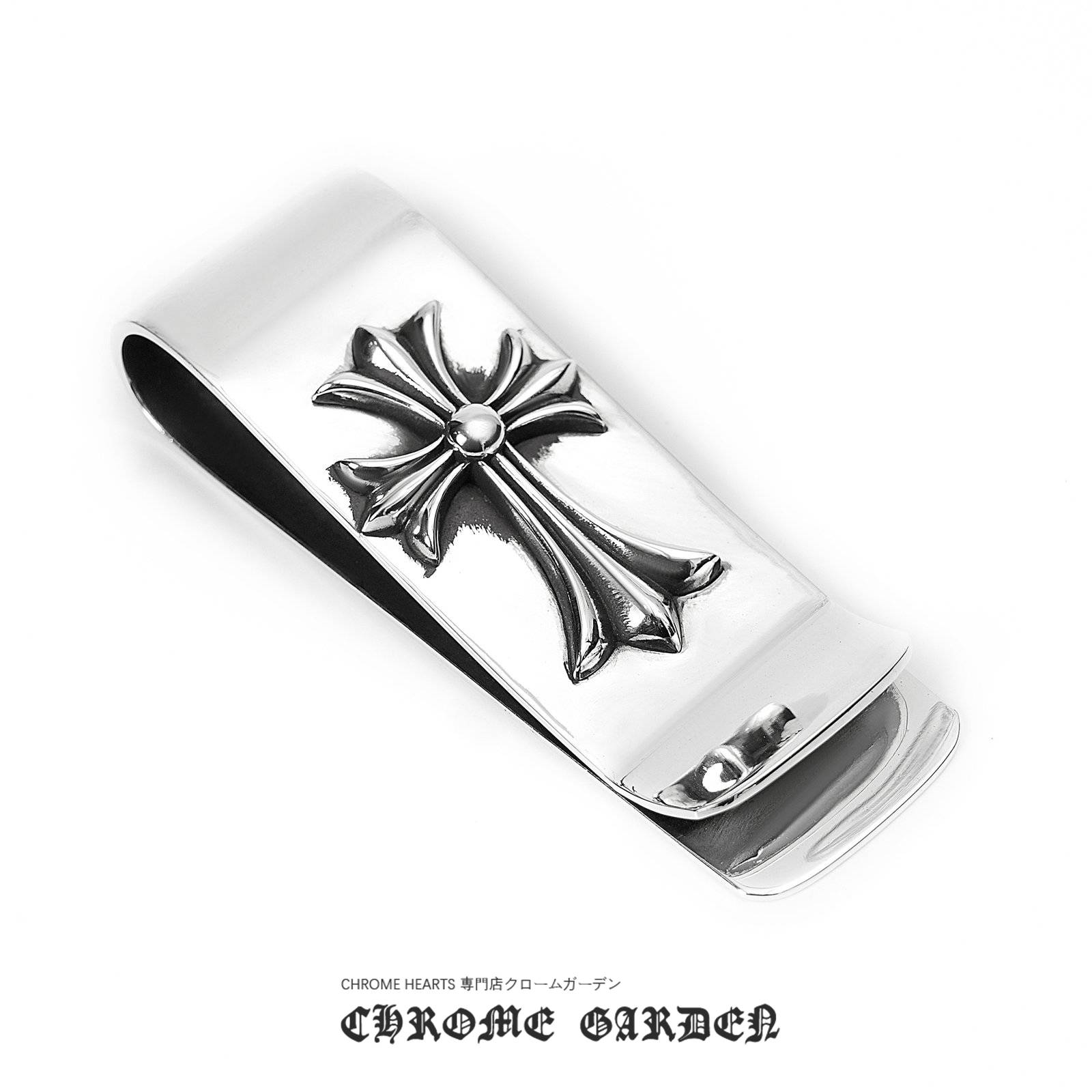 CHROME HEARTS DOUBLE CROSS MONEY CLIP