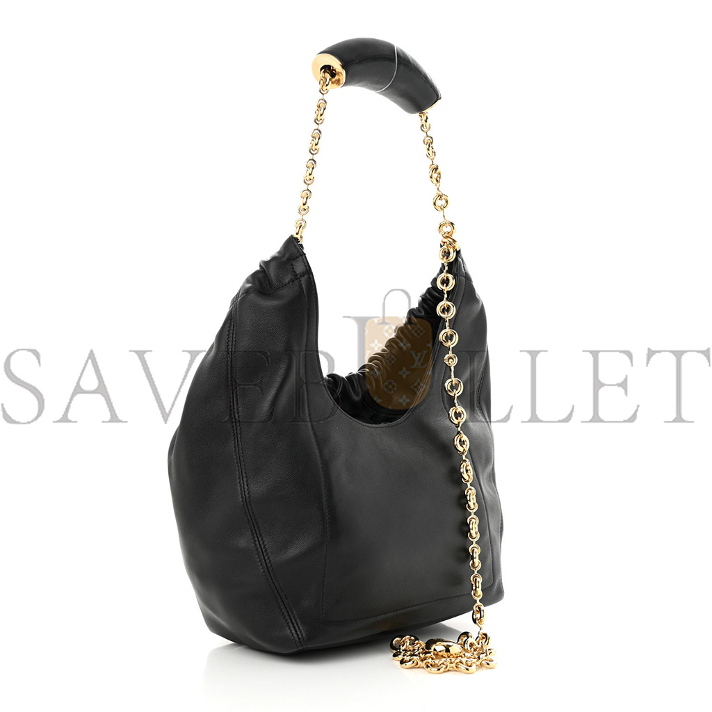 LOEWE NAPPA MEDIUM SQUEEZE BAG BLACK (29*20*11cm)