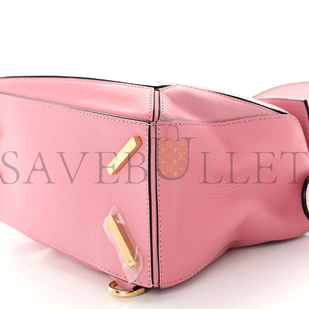 LOEWE CALFSKIN SMALL PUZZLE BAG ROSA (24*16.5*10.5cm)