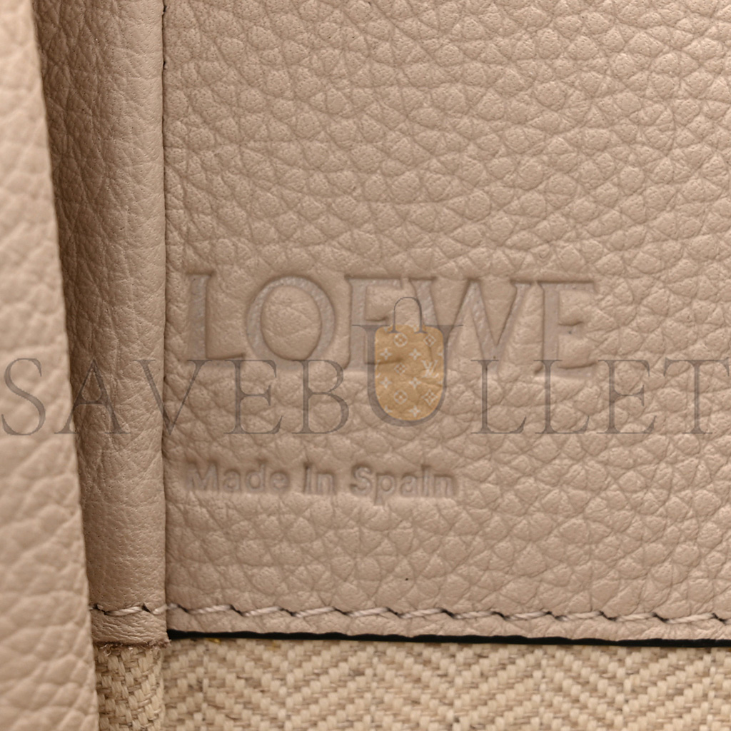 LOEWE GRAINED CALFSKIN SMALL HAMMOCK SHOULDER BAG SAND (30*24*15cm)