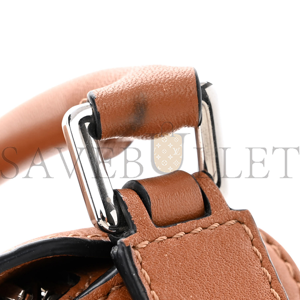 LOEWE CALFSKIN MINI PUZZLE BAG TAN (18*12.5*8cm)