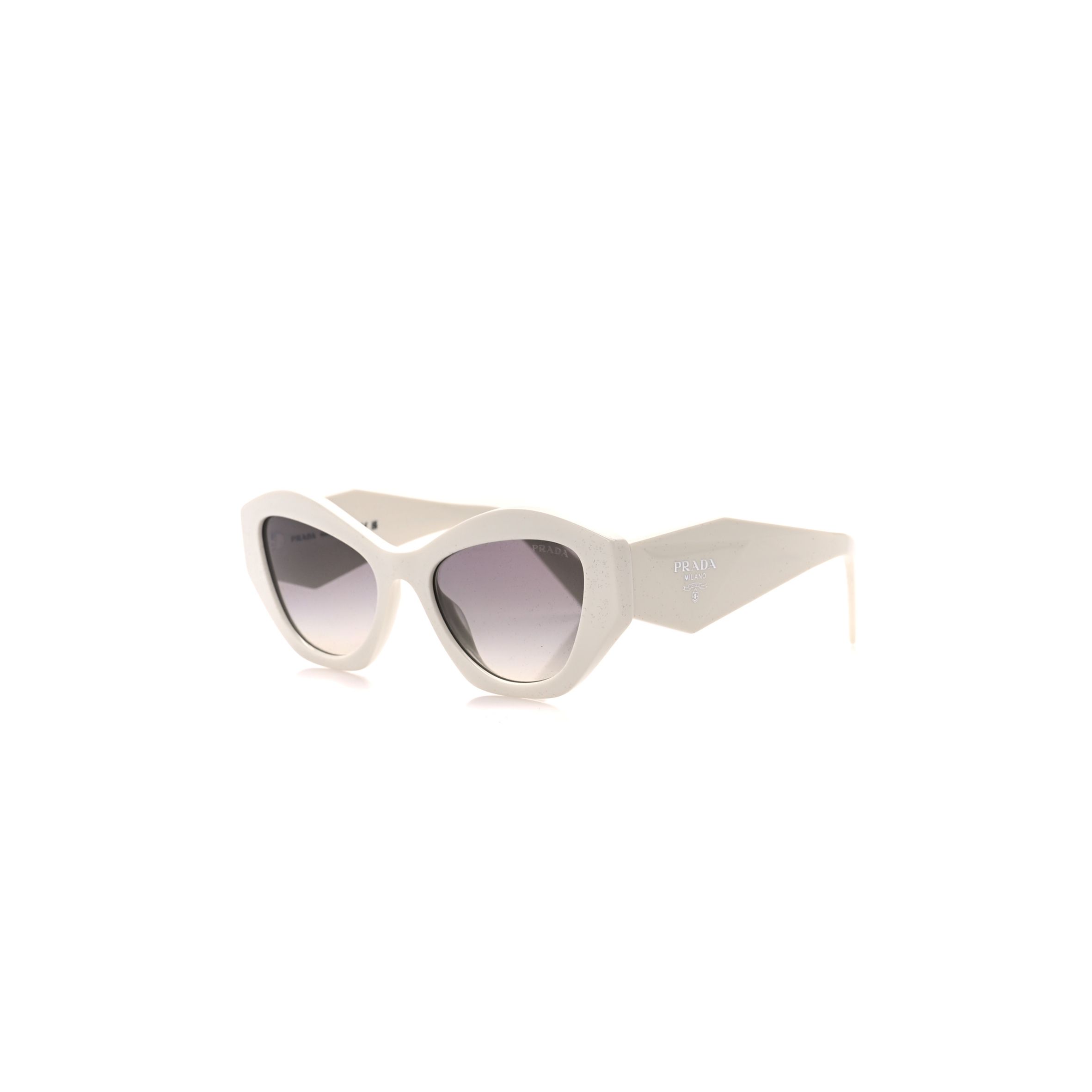 PRADA ACETATE SYMBOLE SUNGLASSES SPR 07Y WHITE 