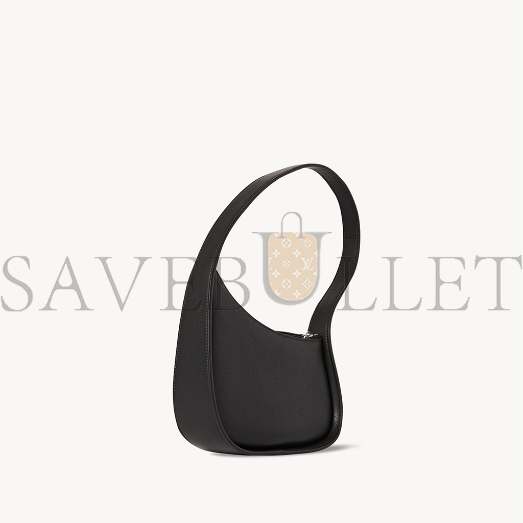 THE ROW HALF MOON BAG IN LEATHER BLACK W1249L52BLPL (20*34*6cm）