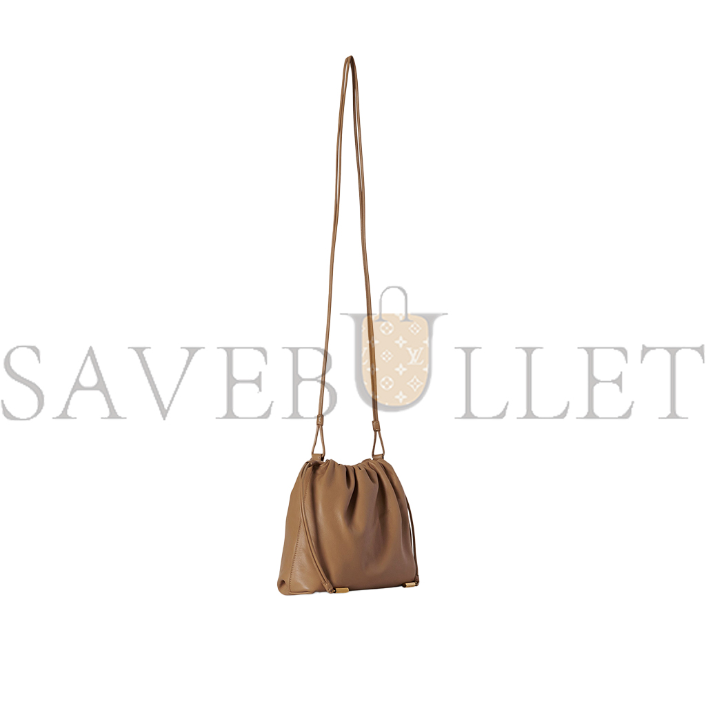 THE ROW ANGY BAG IN LEATHER CREAM W1620L108CREAG (30*21*7cm)