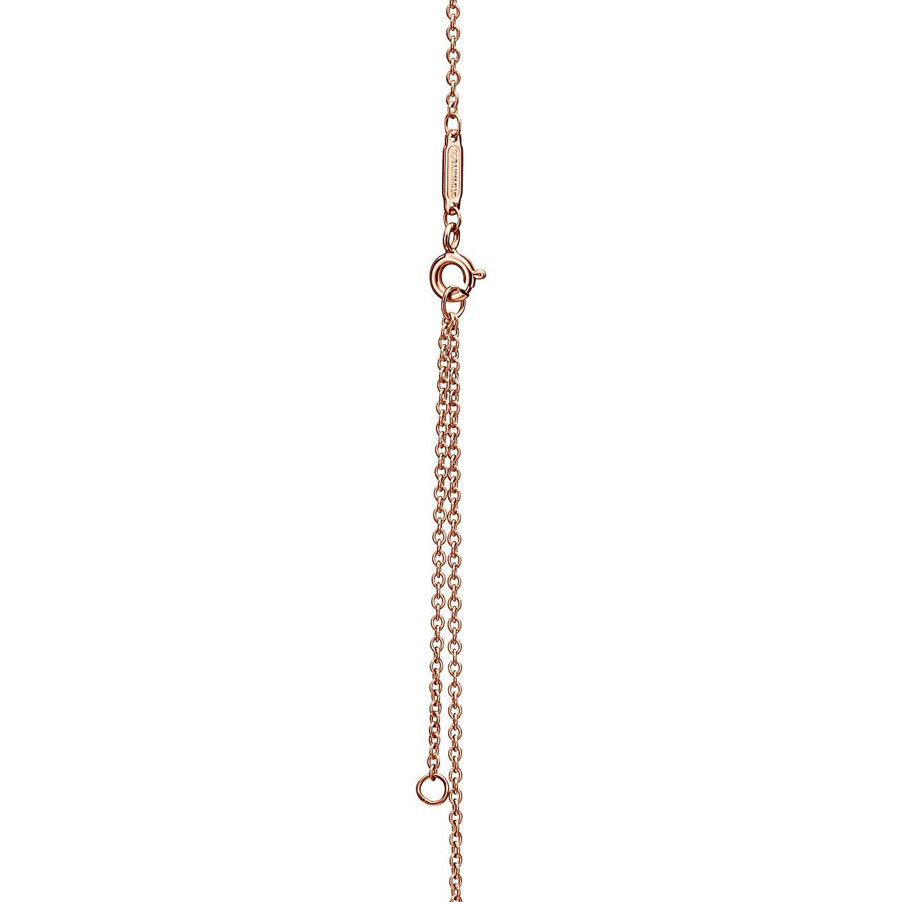 TIFFANY KNOT PENDANT IN ROSE GOLD